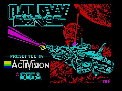 Galaxy Force — ZX Spectrum — скриншот