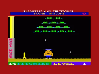 Weetabix vs the Titchies — Amstrad CPC — скриншот