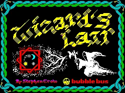 Wizard's Lair — ZX Spectrum — скриншот
