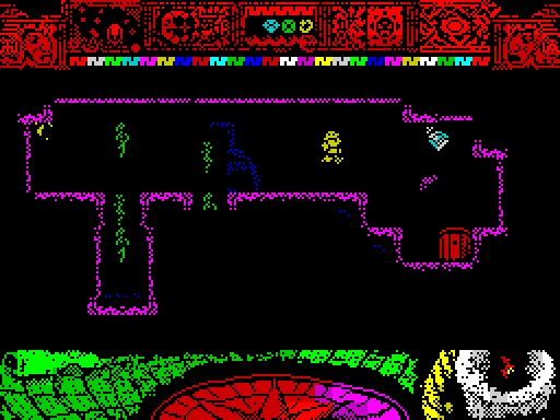 The Lost Treasures of Tulum — ZX Spectrum — скриншот