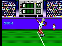 Tennis Ace (Europe, Brazil) (En) — Sega Master System — скриншот