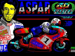 Aspar GP Master — ZX Spectrum — скриншот