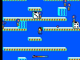 Teddy Boy Blues (Japan) (En) — Sega Master System — скриншот