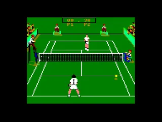 Pro Tennis Tour — Amstrad CPC — скриншот