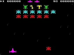 Galaxy Warlords — ZX Spectrum — скриншот