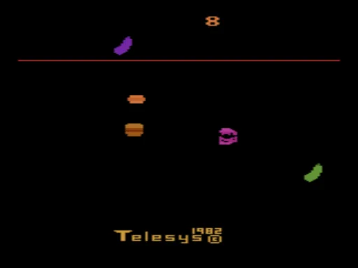 Fast Food (USA) — Atari 2600 — скриншот