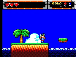 Wonder Boy in Monster World (Europe) — Sega Master System — скриншот