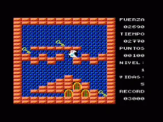 Averno — Amstrad CPC — скриншот