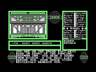 Venom — Amstrad CPC — скриншот
