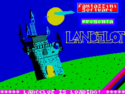 Lancelot — ZX Spectrum — скриншот