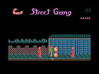 Street Gang — Amstrad CPC — скриншот
