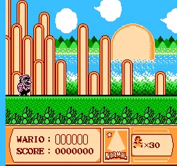 Wario Land 2 — Денди/Nintendo — скриншот