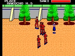Sukeban Deka II - Shoujo Tekkamen Densetsu (Japan) — Sega Master System — скриншот