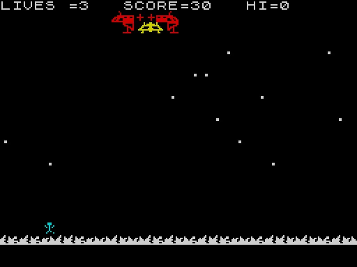 Galactic Ambulance — ZX Spectrum — скриншот