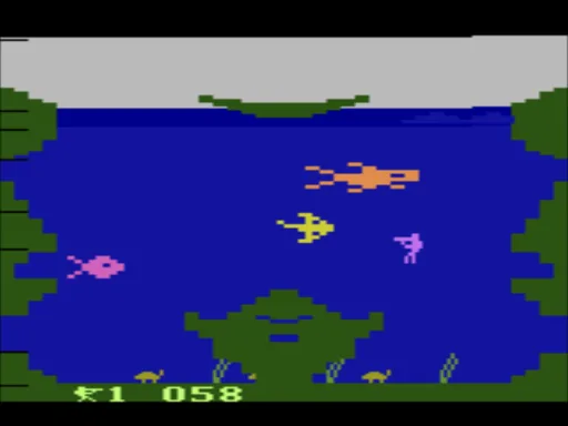Sea Hunt ~ Scuba Diver (USA) — Atari 2600 — скриншот