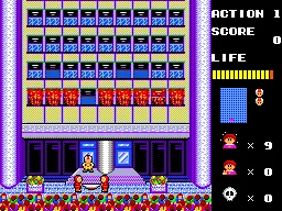 Megumi Rescue (Japan) (En) — Sega Master System — скриншот