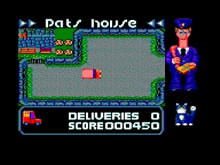 Postman Pat — Amstrad CPC — скриншот
