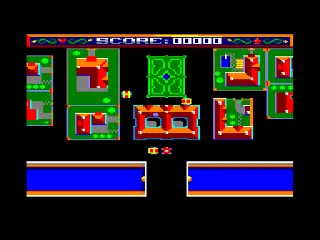 Atomic Driver — Amstrad CPC — скриншот