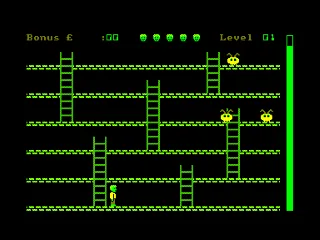 Roland Goes Digging — Amstrad CPC — скриншот