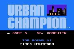 Urban Champion (World) — Денди/Nintendo — скриншот
