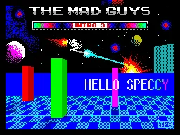 The Mad Guys Intro 3 — ZX Spectrum — скриншот