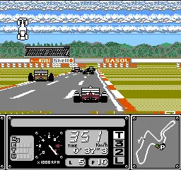 Formula 1 Sensation (Europe) — Денди/Nintendo — скриншот