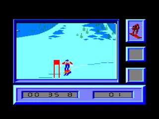 Super Ski — Amstrad CPC — скриншот