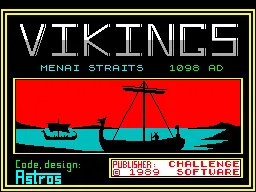 Vikings — ZX Spectrum — скриншот