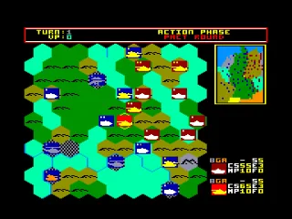 Bataille Pour R.F.A. — Amstrad CPC — скриншот