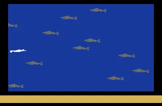 SwordQuest - WaterWorld (USA) — Atari 2600 — скриншот