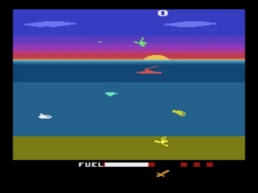 Crash Dive (USA) — Atari 2600 — скриншот