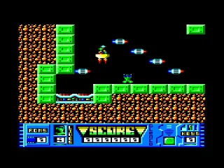 Space Froggy — Amstrad CPC — скриншот