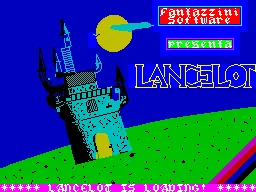 Lancelot — ZX Spectrum — скриншот