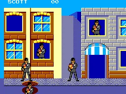 Gangster Town (USA, Europe, Brazil) (En) — Sega Master System — скриншот