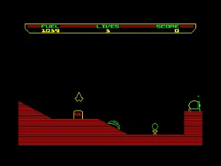 Thrust — Amstrad CPC — скриншот