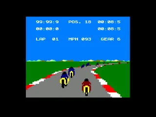 Speed King — Amstrad CPC — скриншот