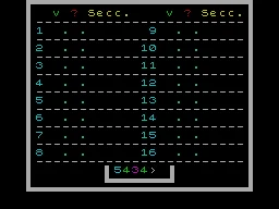Mastermind — ZX Spectrum — скриншот