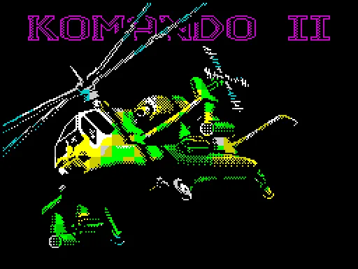 Komando 2 — ZX Spectrum — скриншот