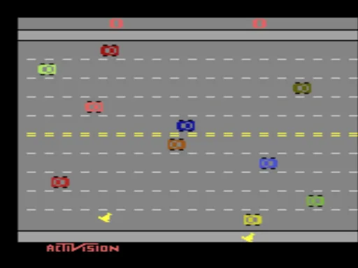 Freeway (USA) — Atari 2600 — скриншот
