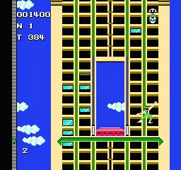 Crazy Climber (Japan) — Денди/Nintendo — скриншот