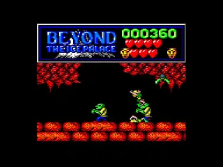 Beyond the Ice Palace — Amstrad CPC — скриншот