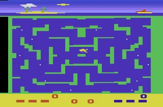 Lochjaw (USA) — Atari 2600 — скриншот