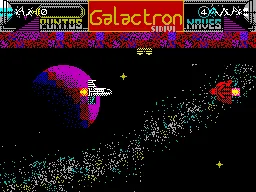 Galactron — ZX Spectrum — скриншот
