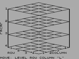 Noughts and Crosses — ZX Spectrum — скриншот