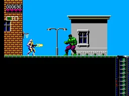 Incredible Hulk, The (Europe, Brazil) (En) — Sega Master System — скриншот