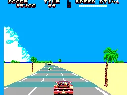 OutRun (World) — Sega Master System — скриншот