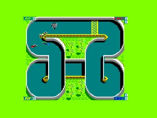 Super Sprint — Amstrad CPC — скриншот