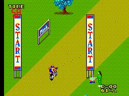 Enduro Racer (USA, Europe, Brazil) (En) — Sega Master System — скриншот