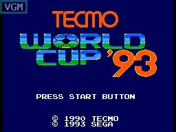 Tecmo World Cup '93 (Europe) — Sega Master System — скриншот