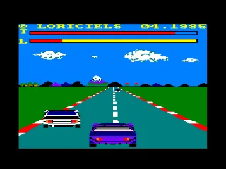 Rally II — Amstrad CPC — скриншот